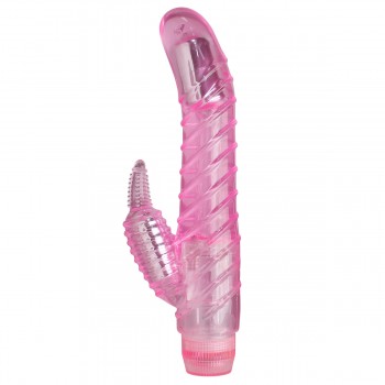 Dual Stimulator Curve Seduction (Pink clear)