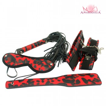 Bondage kits-Red Leopard Line (Red leopard)