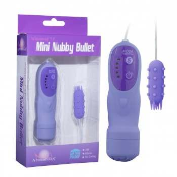 5 Modes Mini Nubby Bullet (Blue)