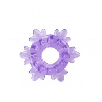 Heavy Cock Ring Ice Flower (Purple)