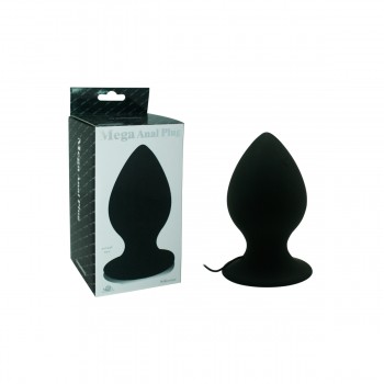 7 Modes Vibration Large Anal Plug (Black)