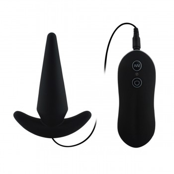 Probe Vibrating Anal Plug (Black)