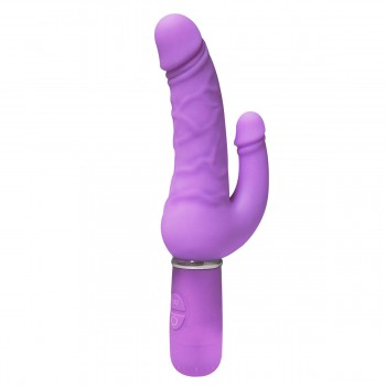 Vibrator Double Penis (Purple)