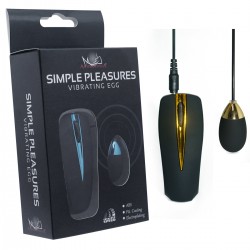 Simple Pleasures Vibrating Egg (Gold)