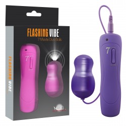 Flashing Vibe 7 Modes Duo Balls (Purple)