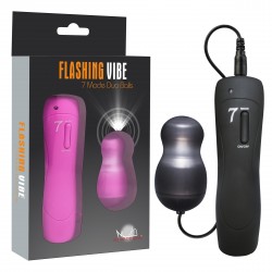 Flashing Vibe 7 Modes Duo Balls (Black)