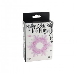 Heavy Cock Ring Ice Flower (Purple)