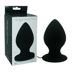 7 Modes Vibration Mega Anal Plug (Black)