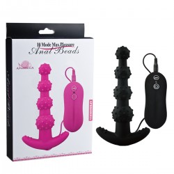 10 Modes Max Pleasure Anal Beads (Black)