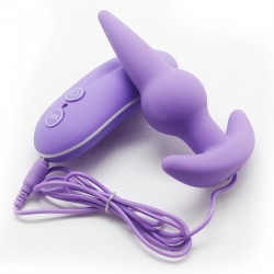 Bulb Probe Vibrating Anal Plug (Purple)