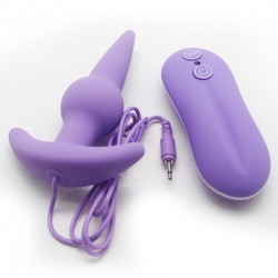 Bulb Probe Vibrating Anal Plug (Purple)