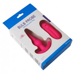 Bulb Probe Vibrating Anal Plug (Pink)