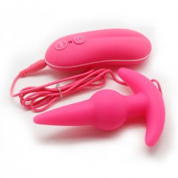 Bulb Probe Vibrating Anal Plug (Pink)