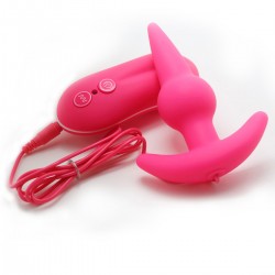 Bulb Probe Vibrating Anal Plug (Pink)