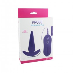 Probe Vibrating Anal Plug (Purple)