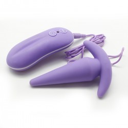 Probe Vibrating Anal Plug (Purple)